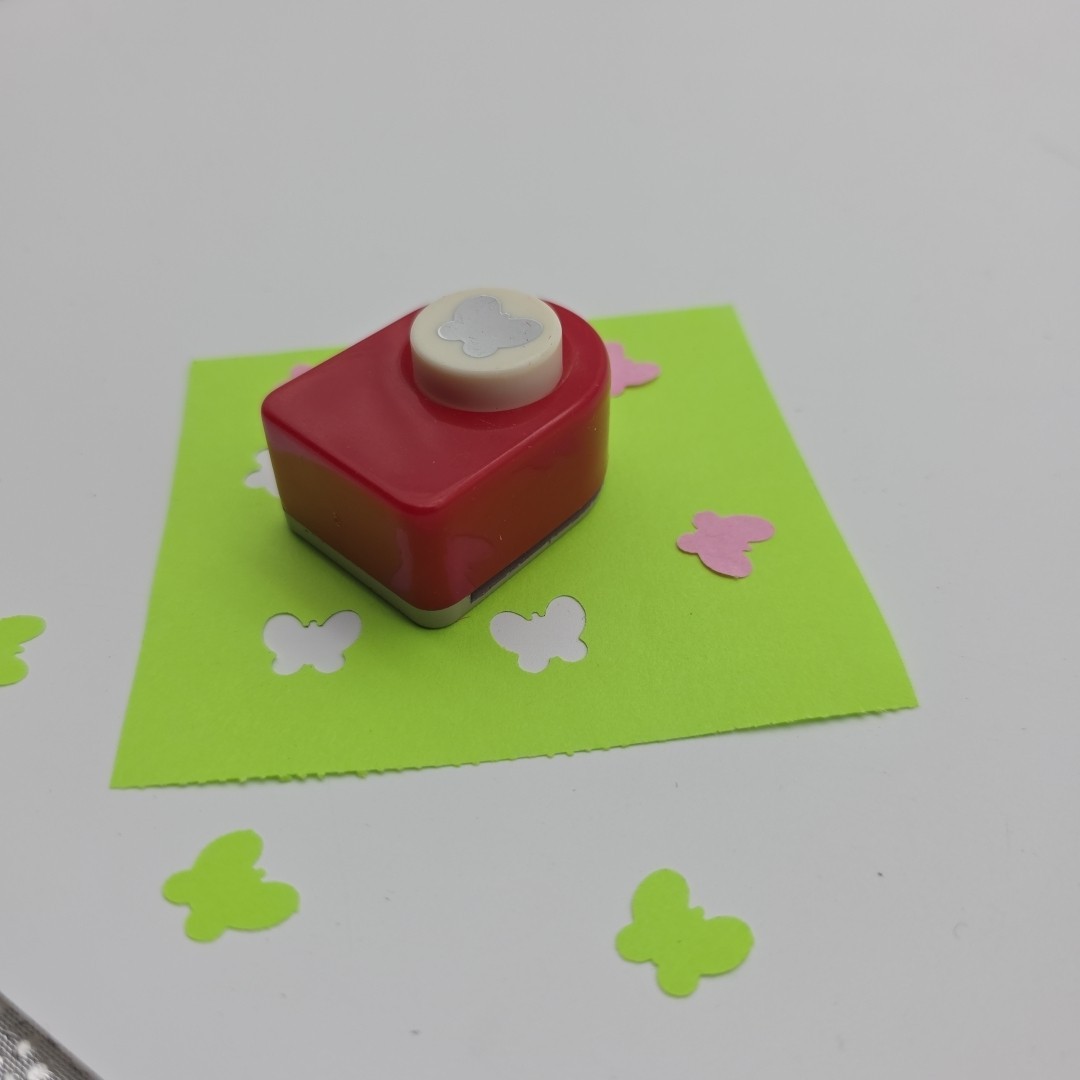 Vintage Hole Punch Butterfly