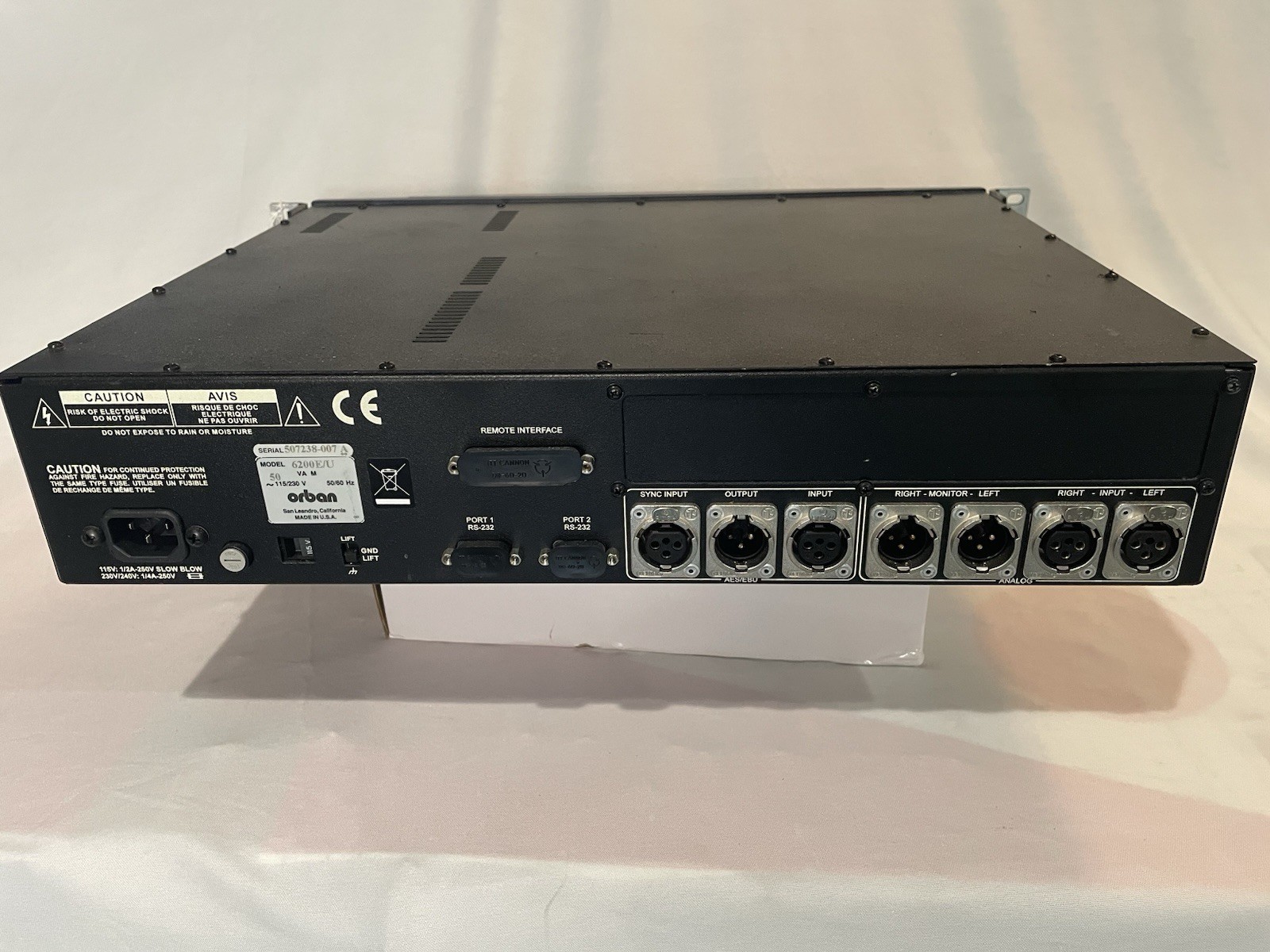 Orban OPTIMOD 6200 FM Audio Processor-Used-Needs Work- ProSoundUniverse.