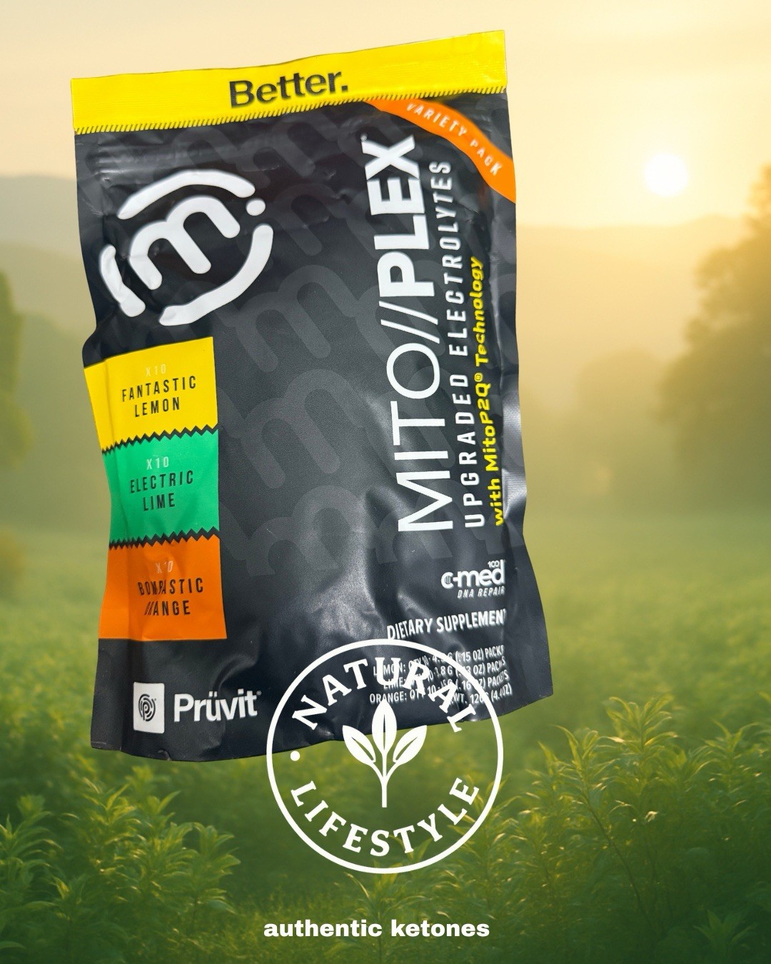 MITO PLEX Upgraded Electrolytes by Pruvit 3 FLAVORS -  30 packets