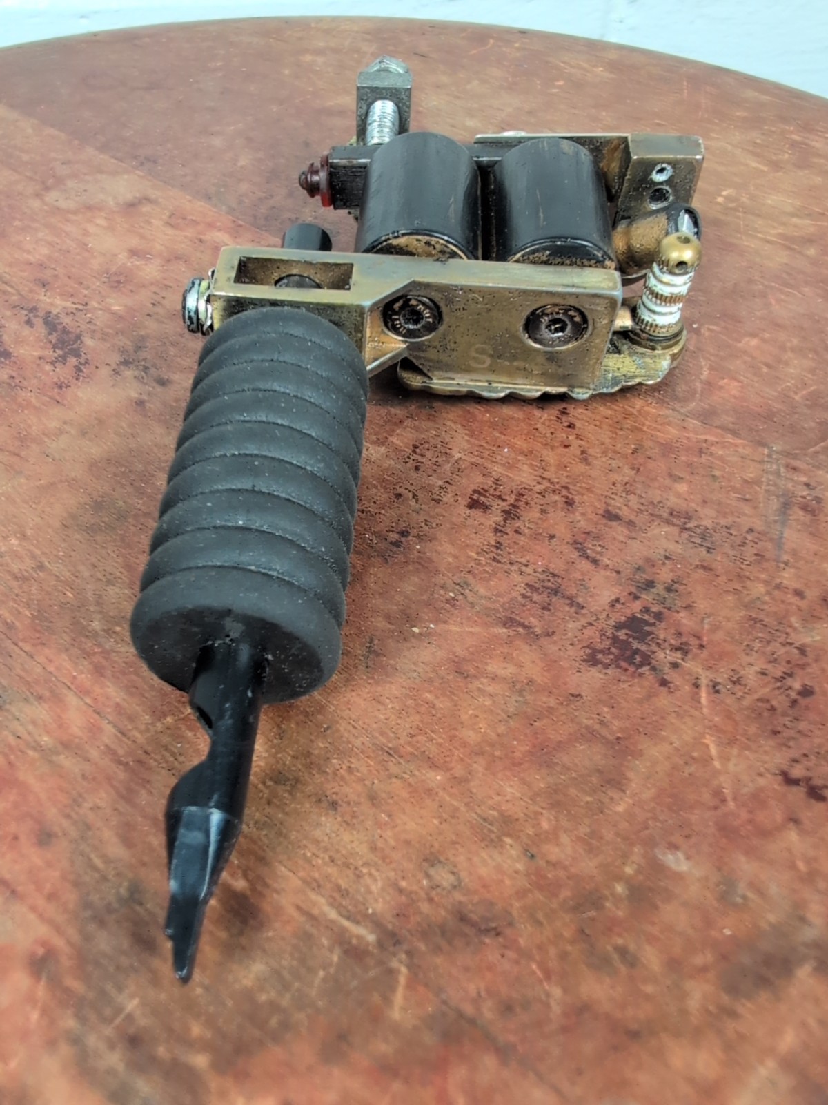 Vintage Coil Tattoo Machine Custom Made Brass