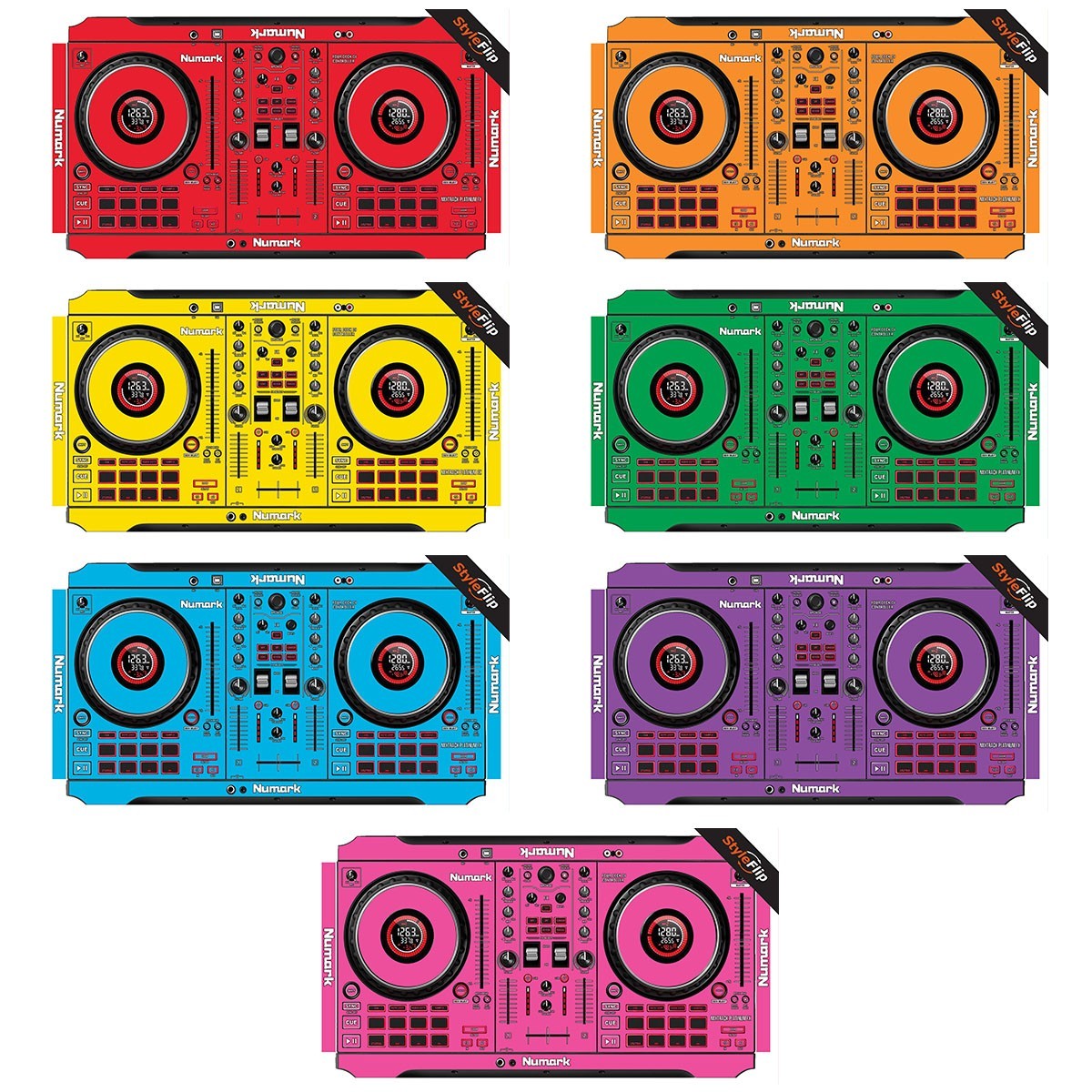 Numark Mixtrack Platinum FX Skin  | 7 Bold Colors | Protective Decal | StyleFlip