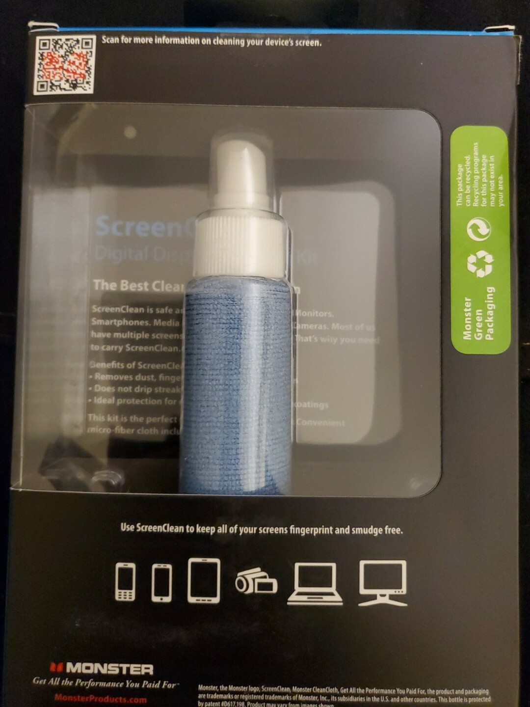 Monster Essentials ScreenClean Digital Display Cleaning Kit