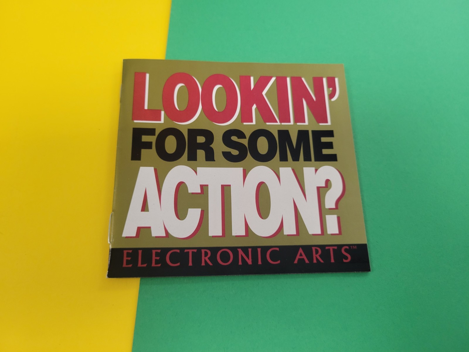 EA Electronic Arts PS1 Lookin’ for Some Action PlayStation 1 Game 1997 Insert