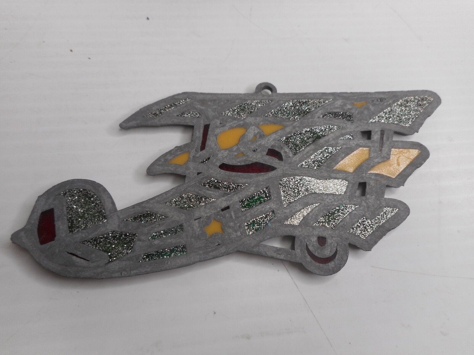 Bi-Plane four Color Resin -Sun Catcher 5" wide x 2 3/4" high