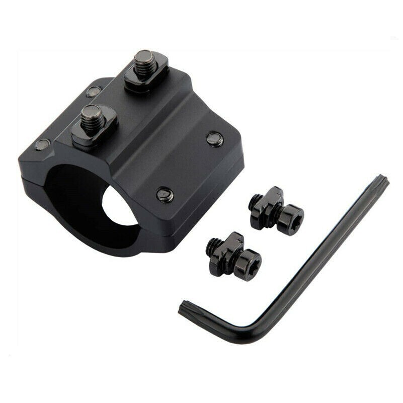 New M-LOK Offset Light Mount 1" Ring Mount for Flashlight Scope Accessories