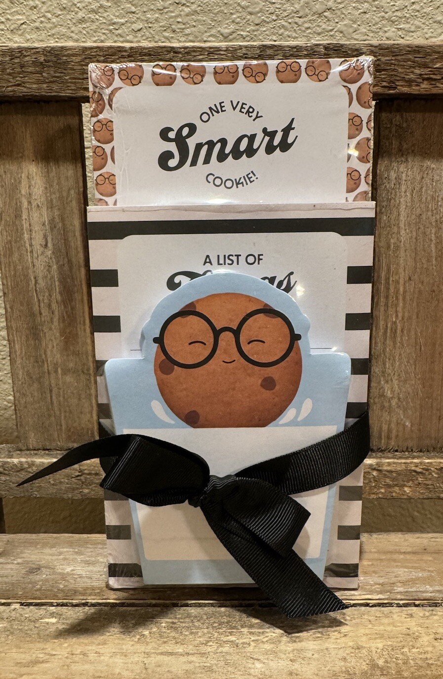 Chocolate Chip Cookie Notepad Set Of 3, One Very Smart Cookie Notepad, Notepads