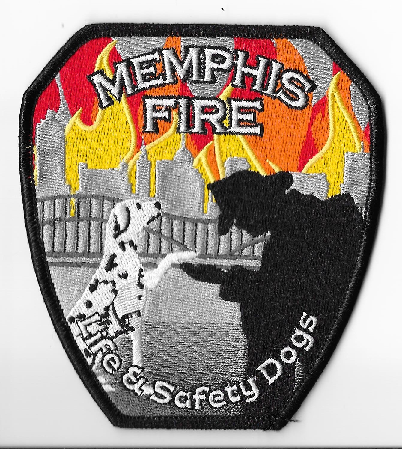 Memphis Fire Department, Tennessee Life & Safety Dogs Patch V1
