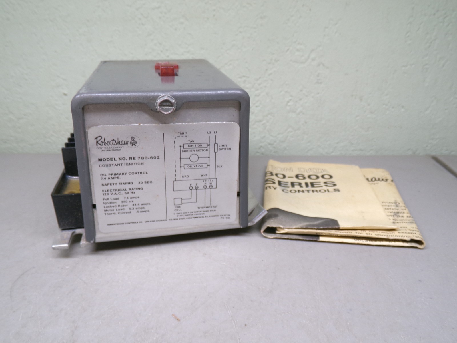 ROBERTSHAW RE 780-602 CONSTANT IGNITION CONTROL