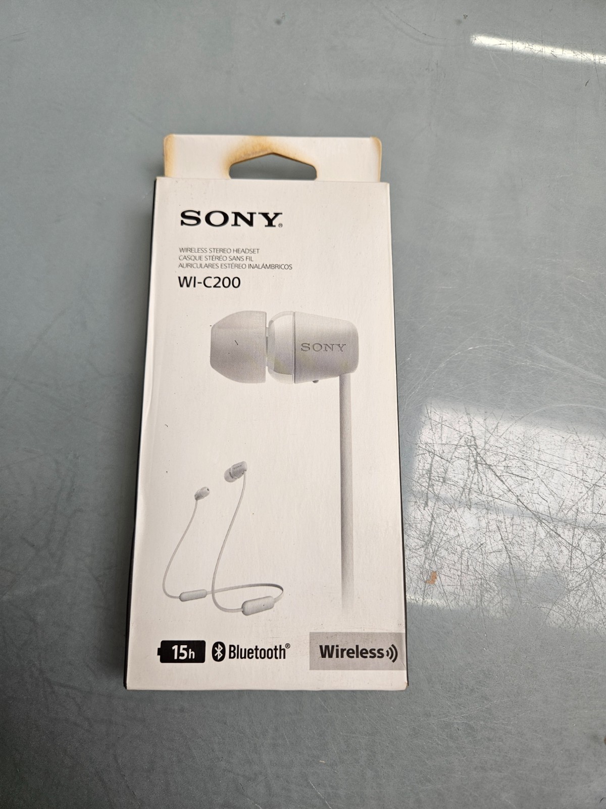 Sony WI-C200 Wireless In-Ear Headphones - White