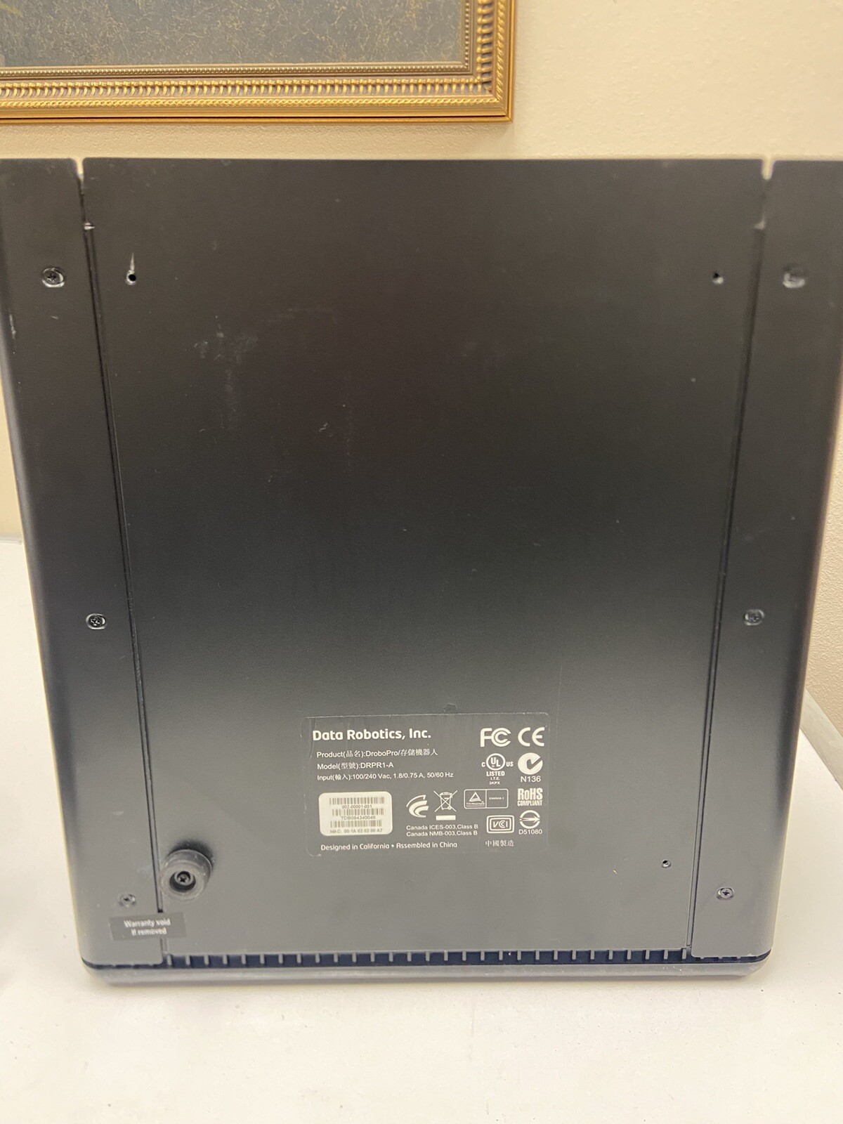 Data Robotics DROBO DRPR1-A Storage Array No Hard Drives - AS IS