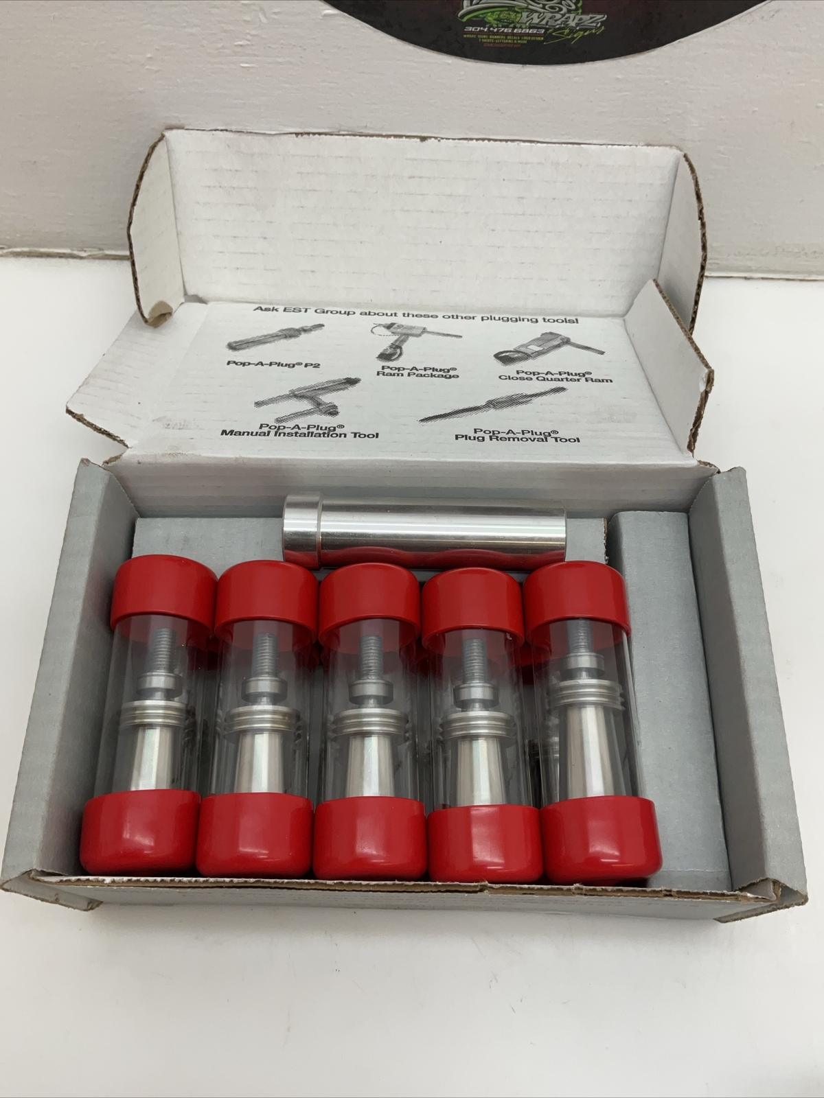 Curtiss Wright EST Group Pop-a-plug V-919-E Tube Plug 304L Stainless NIB