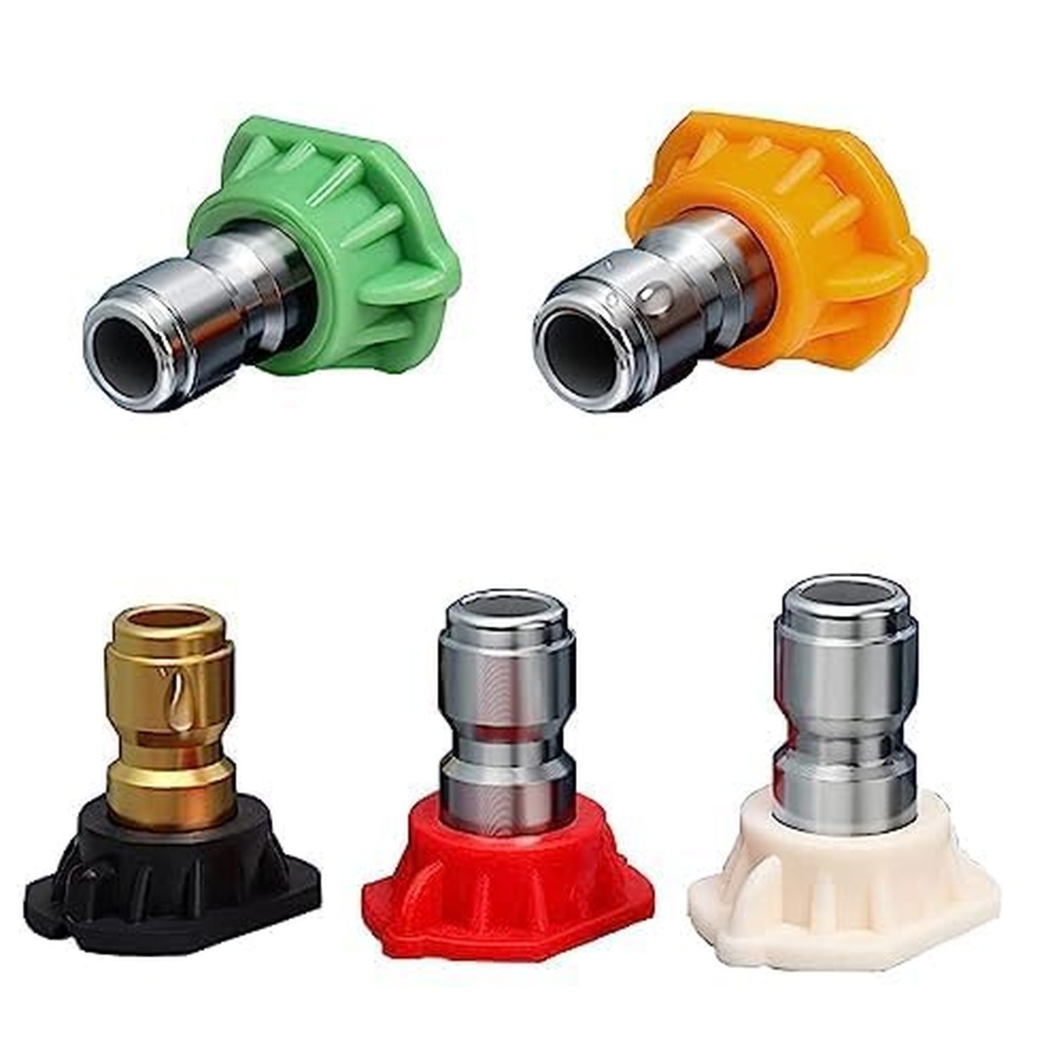 Pressure Washer Tips Set Multiple Degrees, 5.5 GPM Power Washer Nozzle Tips 5...
