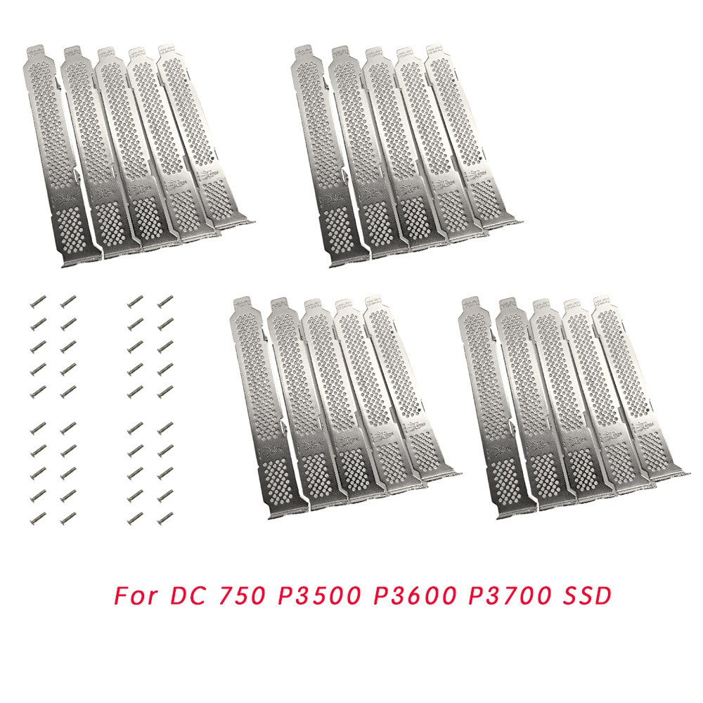 20pcs Full Long Height Bracket for Intel DC 750 P3500 P3600 SSD P3700 New