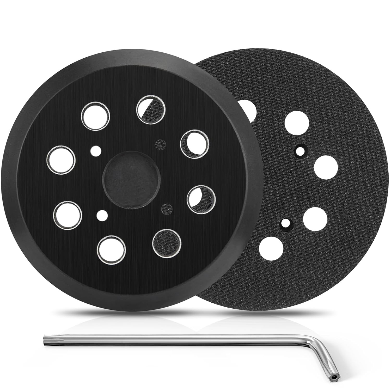 Sander Pad for Milwaukee, 2 Pack 5 Inch 8 Hole Orbital Sander Pad for Milwaukee