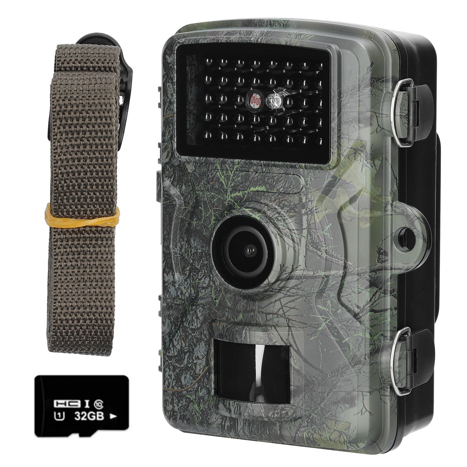 Multi-function 1080P Trail Camera with 38 IR Lights IP66 Waterproof Hunting Home