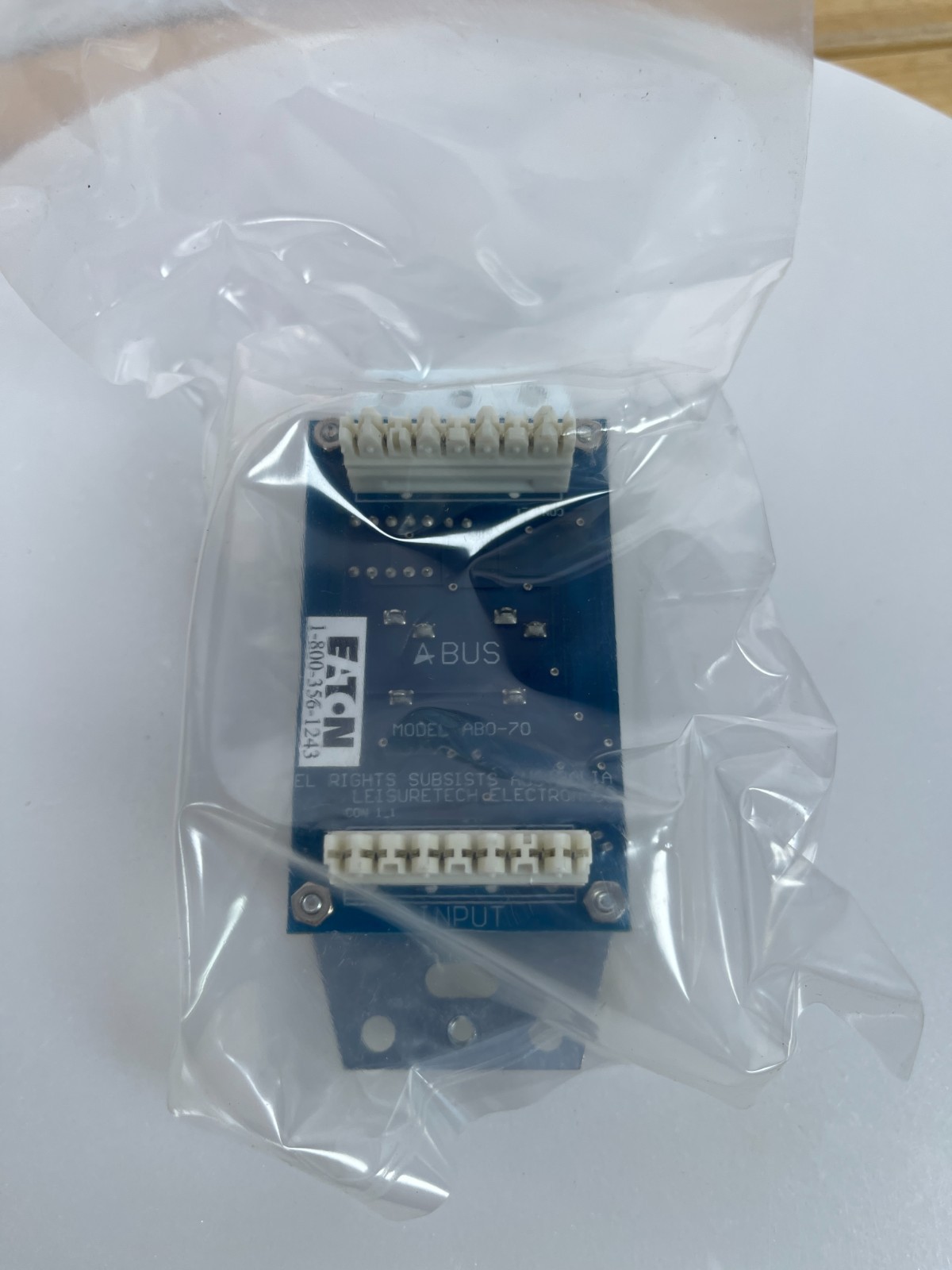 Eaton A-BUS Local Source Input Wall Plate Audio Module ESWA700CW NIB