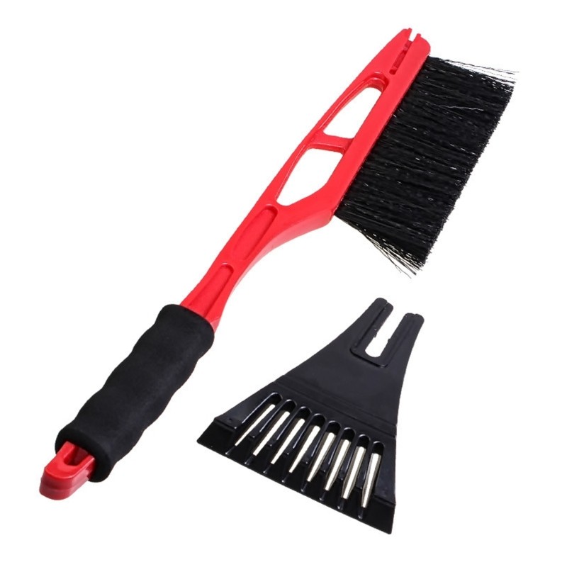 Ergonomic Grip Snow Removal Tool Ice Scraper And Snow Brush For Easy Cleaning