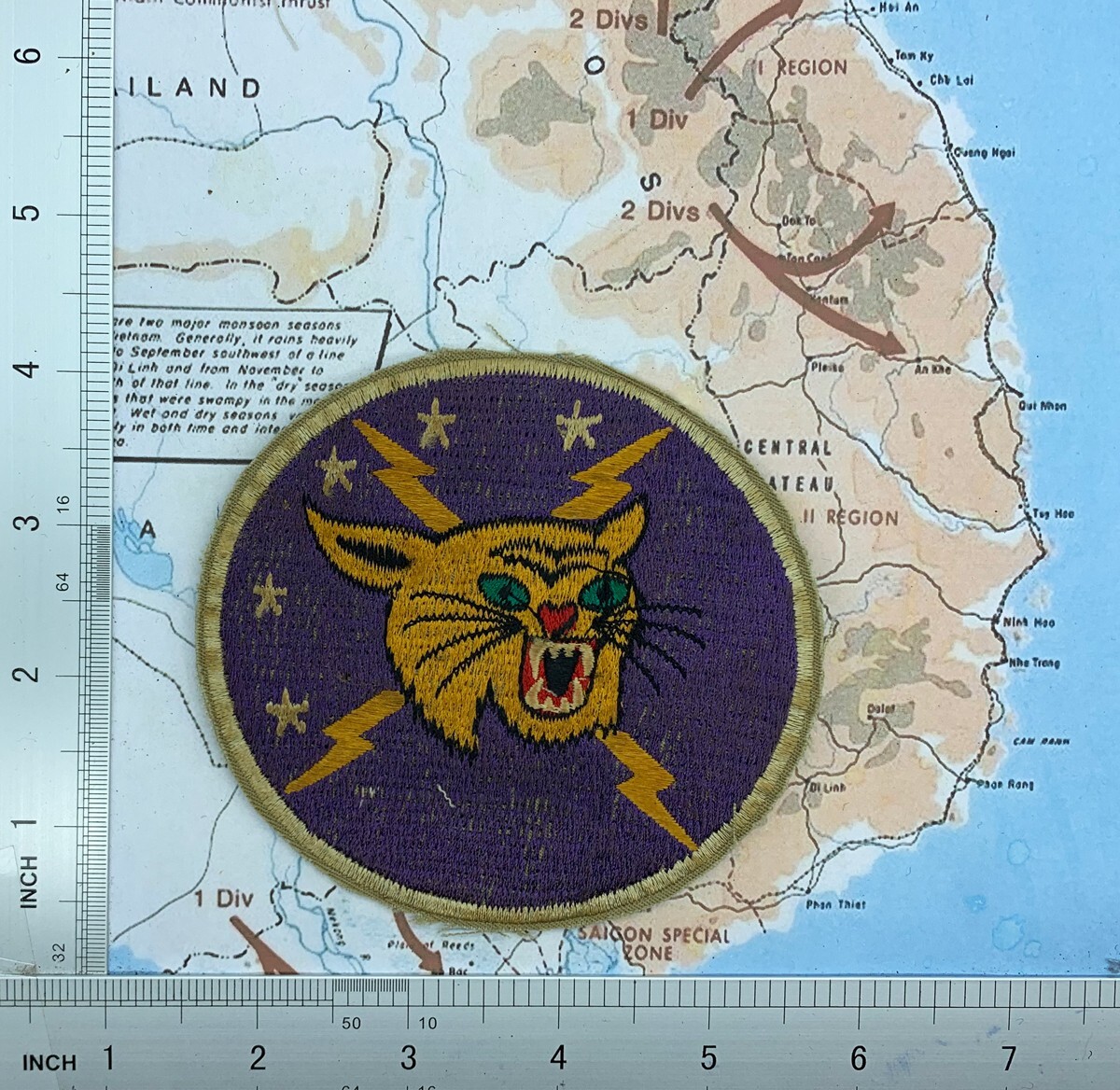 Patch , USAF 5th Fighter Interceptor Squadron Patch , USAF , S9