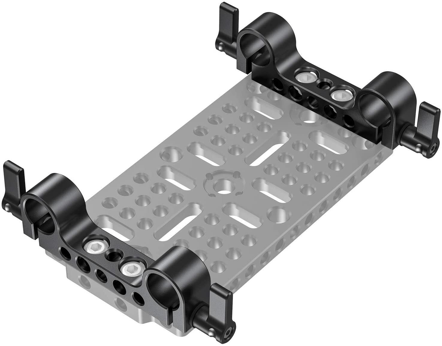 SmallRig 2PCS Lightweight 15mm Railblock with 1/4"-20 Thread for Camera Rig 2061