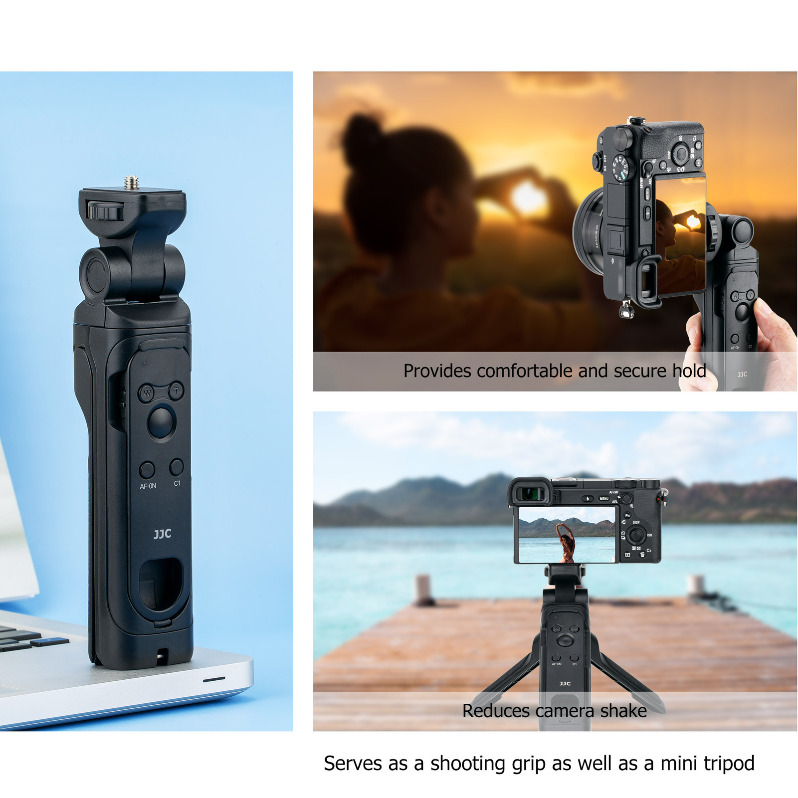 Bluetooth Handheld Mini Tripod Vlog Shooting Grip for Sony Camera as GP-VPT2BT