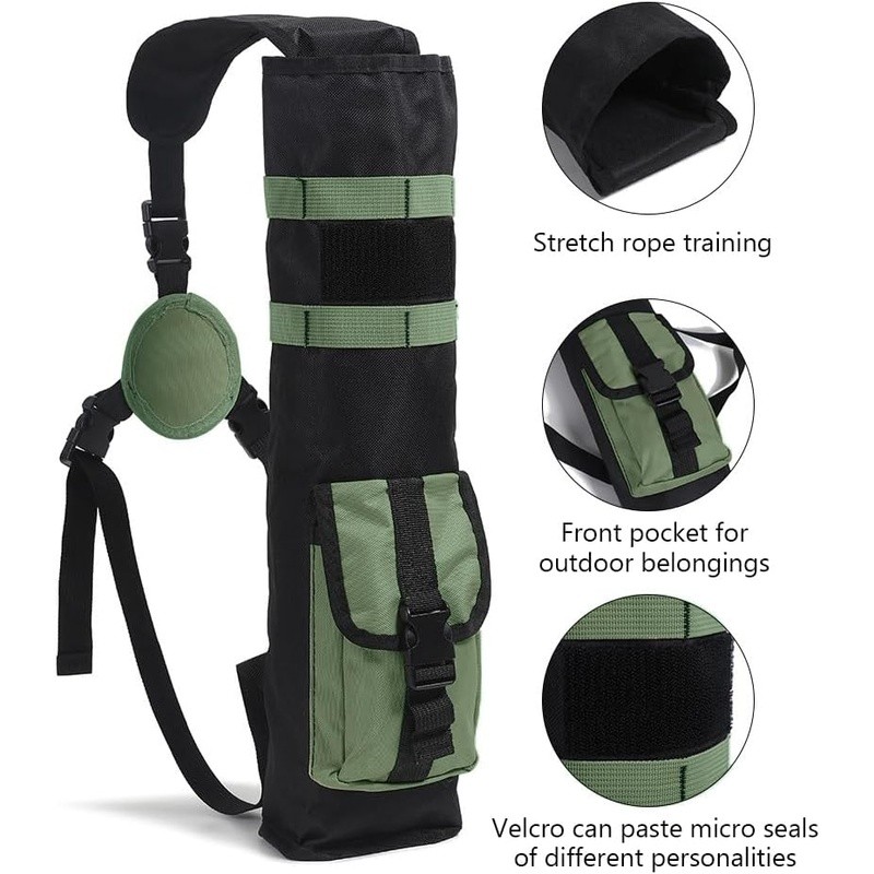 Durable Arrow Quiver W/ Adjustable Shoulder Strap Molle System Archery New
