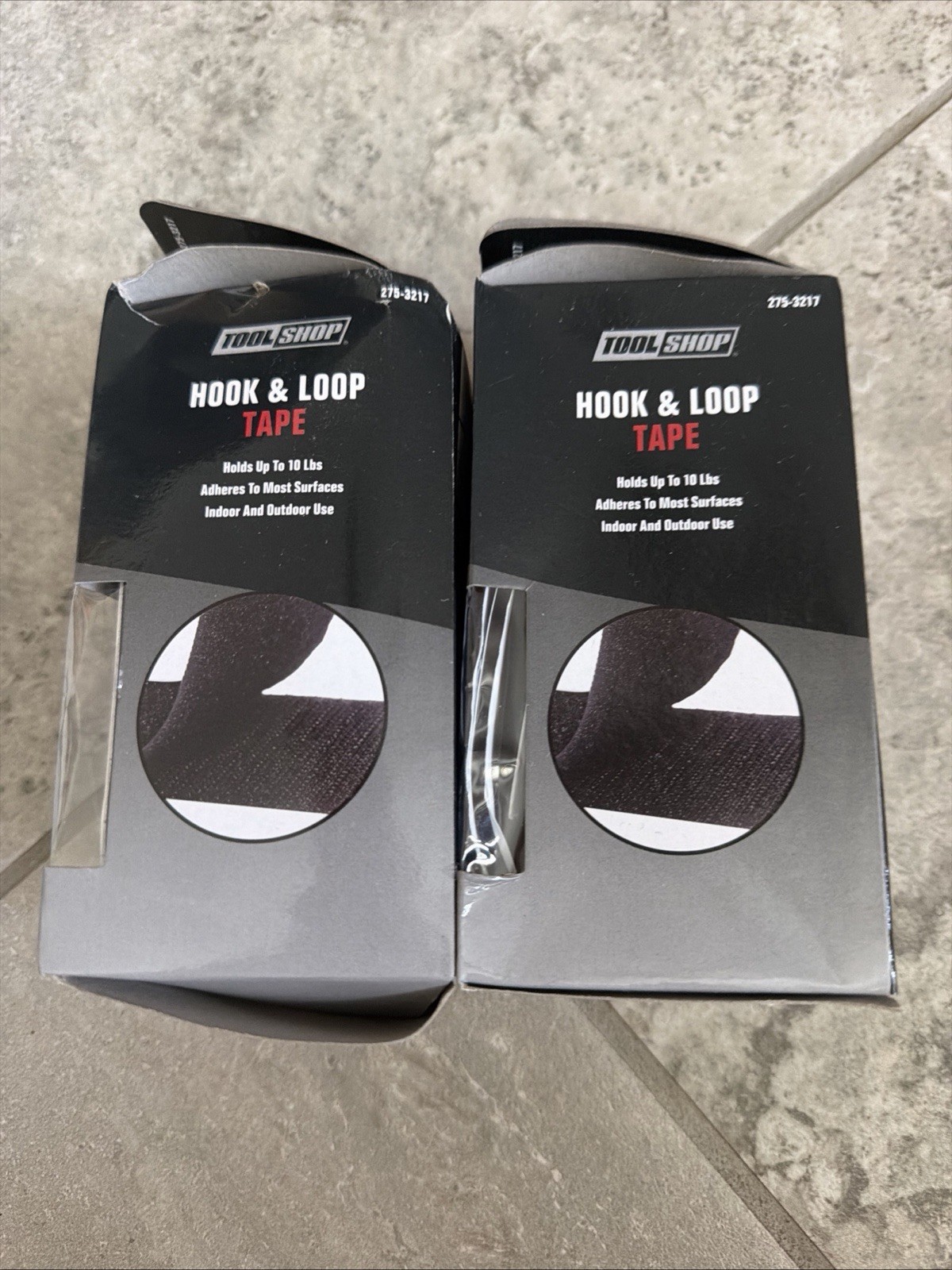 HOOK AND LOOP TAPE Tool Shop Lot of 2 Holds up to 10 lbs! Indoor/Outdoor 2753217