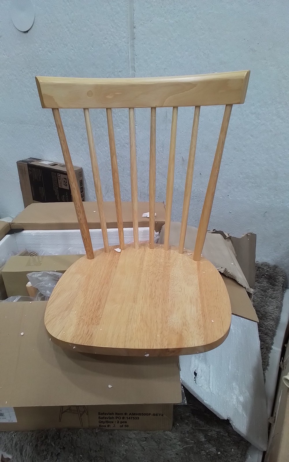 Safavieh PARKER SPINDEL SIDE CHAIR, Reduced Price 2172772652 AMH8500F-SET2