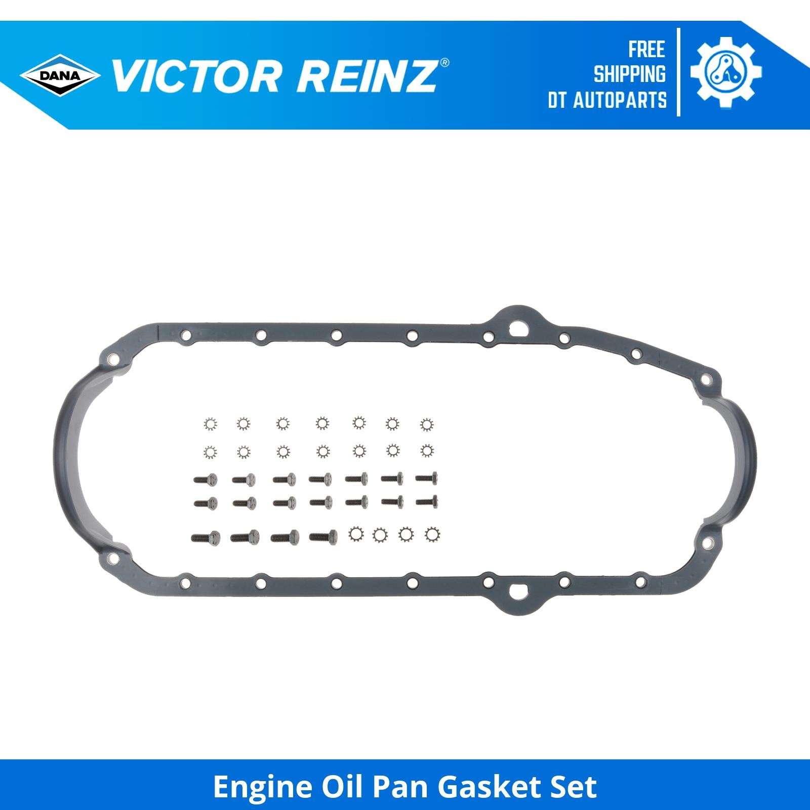 For 1979-1985 GMC G3500 Engine Oil Pan Gasket Set Victor Reinz 1980 1981 1982