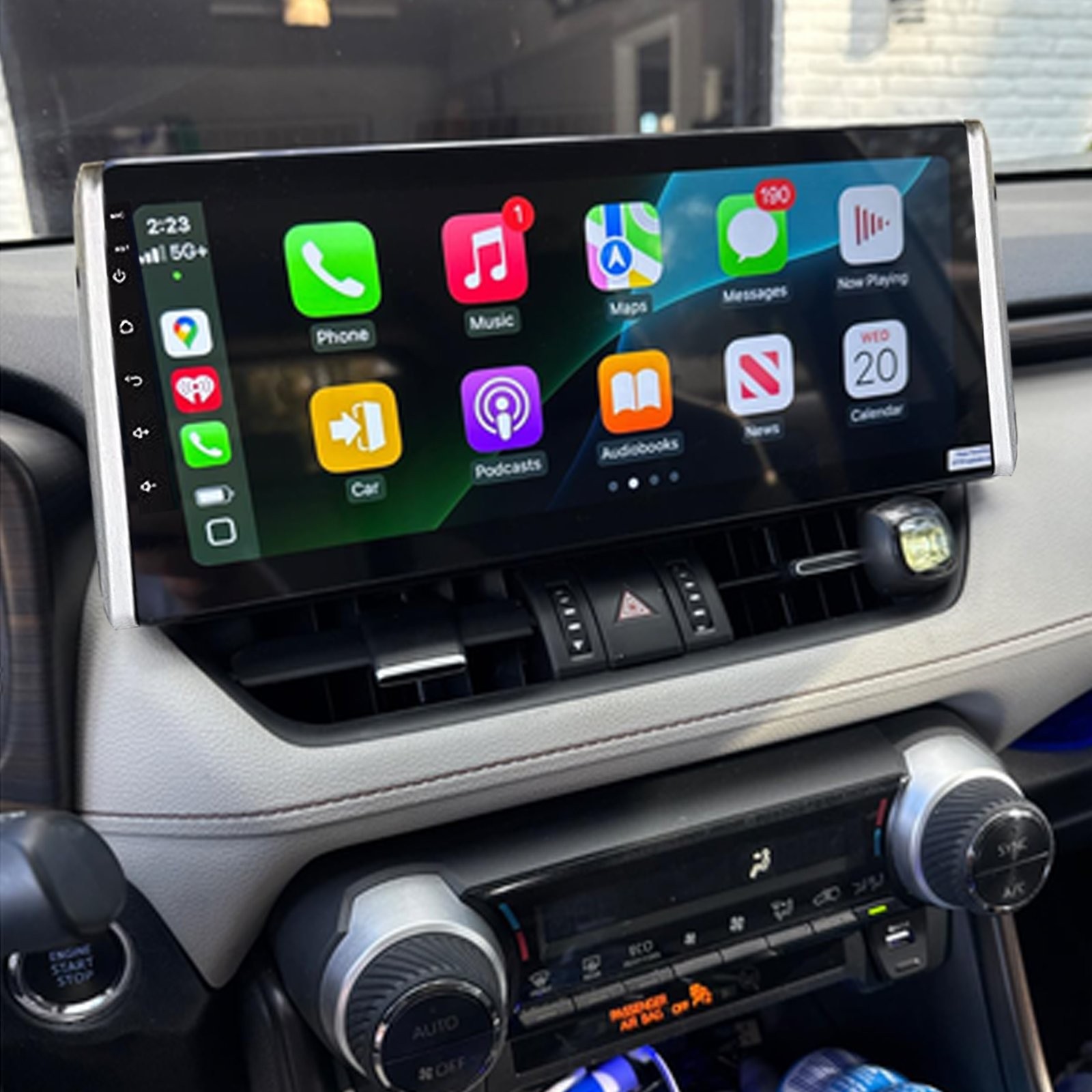 For Toyota RAV4 2018-2020 Apple Carplay Android 14 Car Stereo Radio 64GB Navi FM