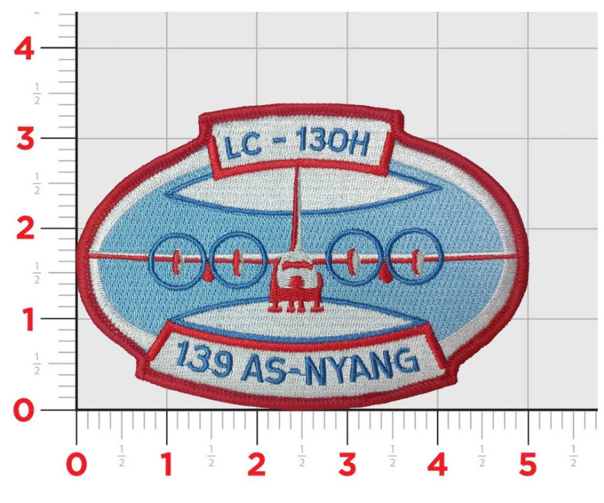 AIR FORCE NY AIR GUARD 139TH AIRLIFT SQUADRON LC-130H PATCH
