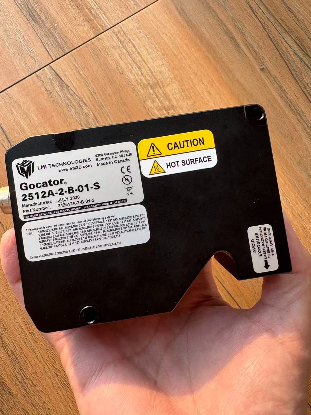 LMI Technologies Gocator 2512A-2-B-01-S LMI 2500 Series  UPS Worldwide Expedited