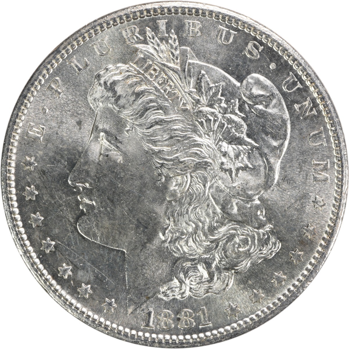 1881-S Morgan Silver Dollar BU Uncertified #231