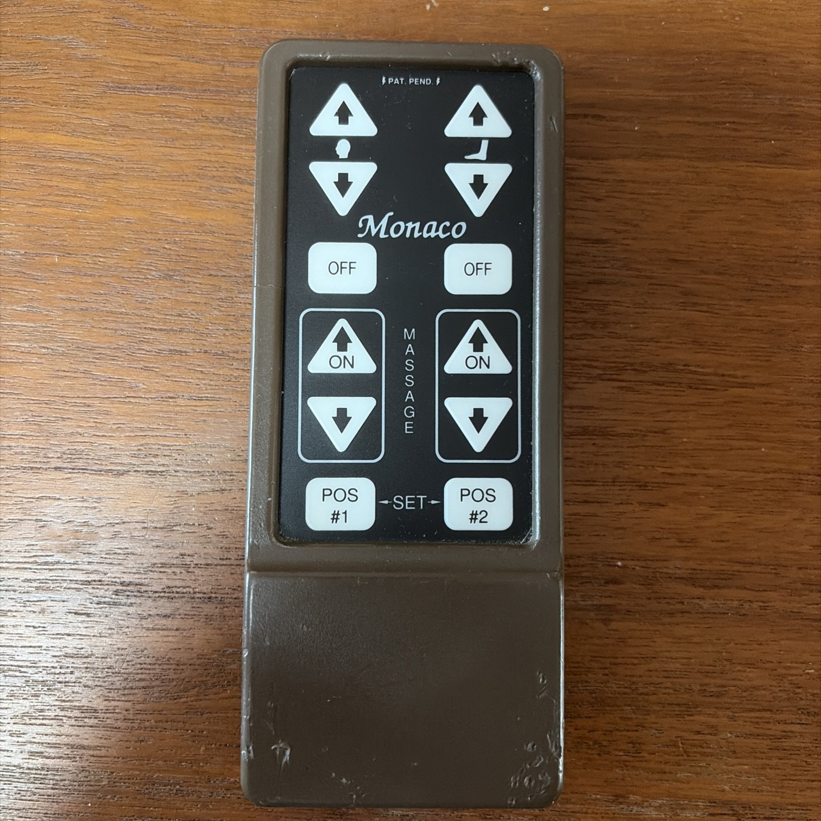 Craftmatic Remote Control Brown K1271 Massage for Adjustable Bed