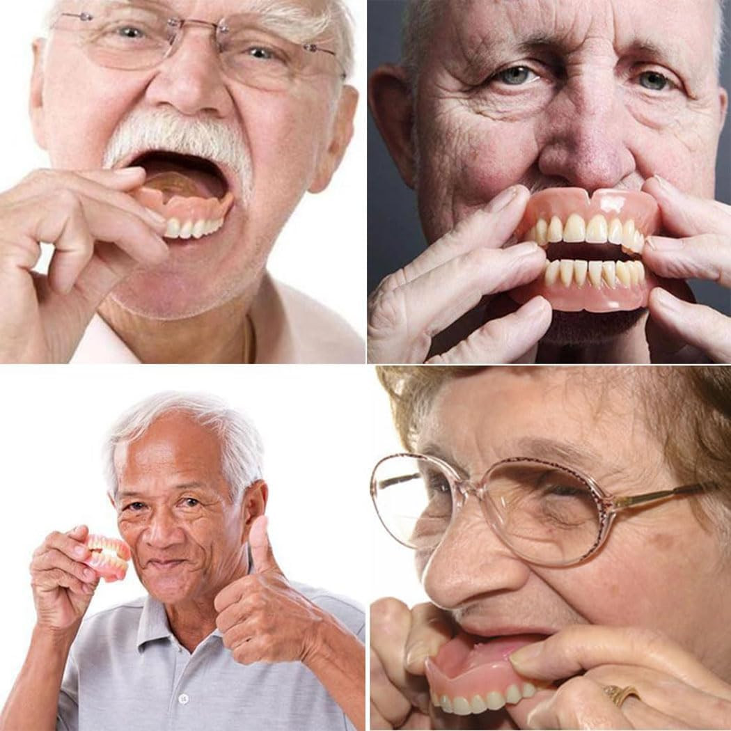Fake Tooth DIY Kit for Making Temporary Partial or Full Dentures