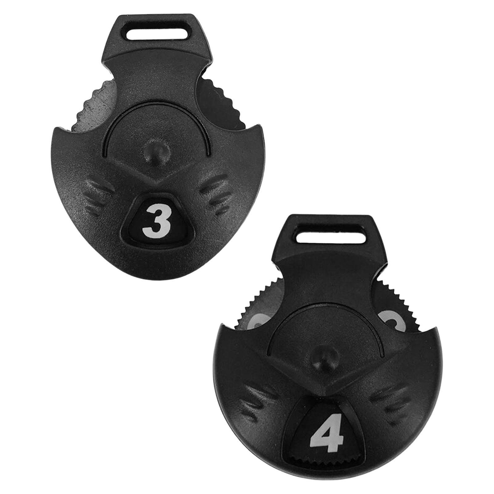 Golf Club Head Cover Number Tags Interchangeable Number Tag Rotating Number