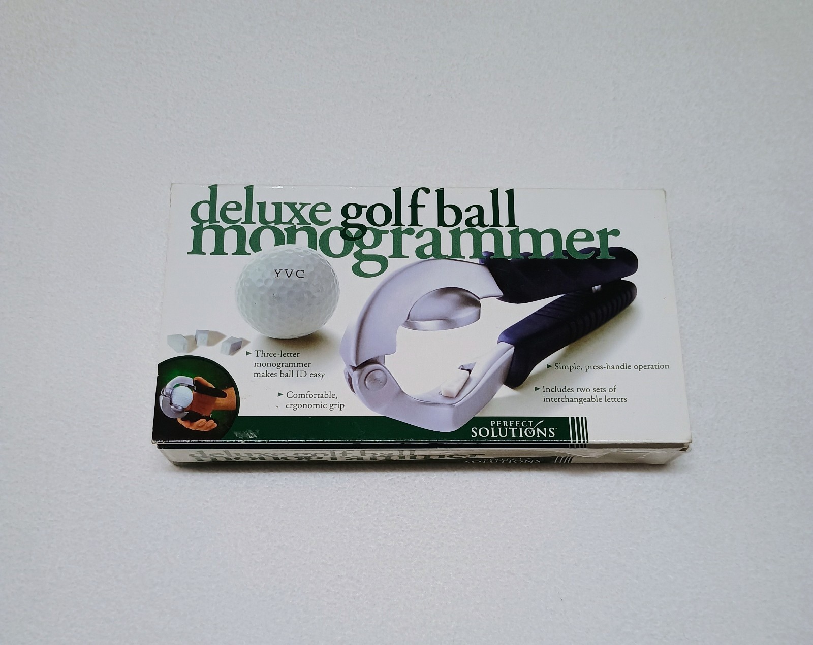 Deluxe Golf Ball Monogrammer and distance finder