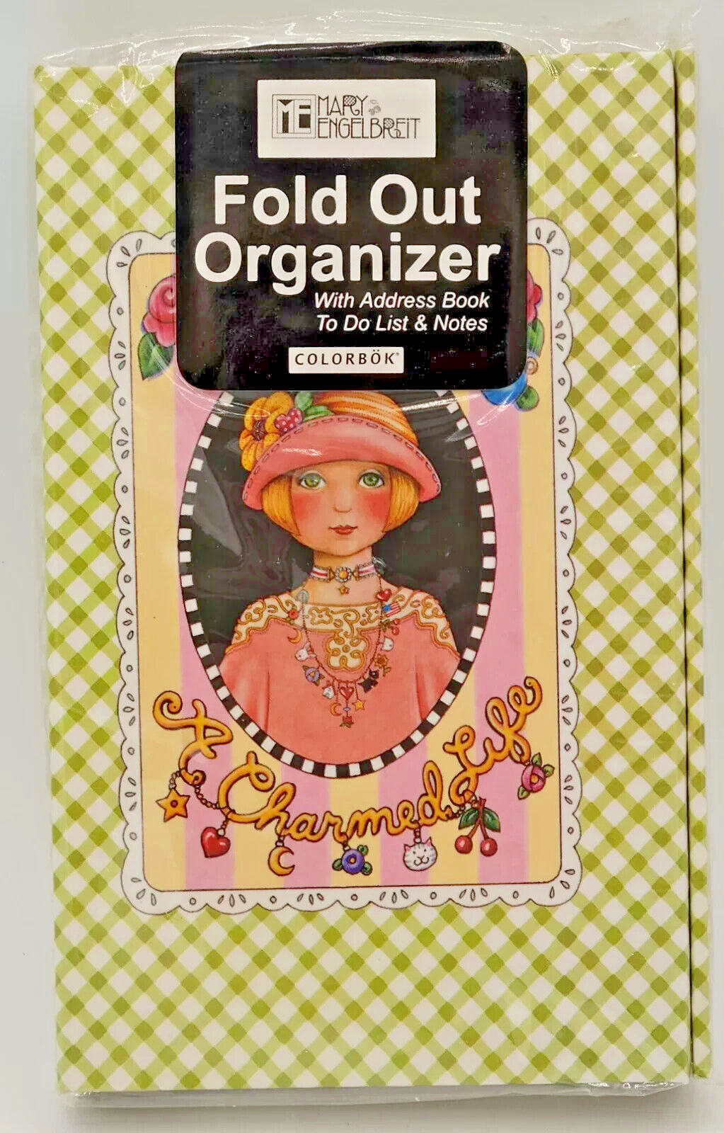 NEW Mary Engelbreit Tri-Fold Organizer CHARMED LIFE NEW VTG Address Book To Do