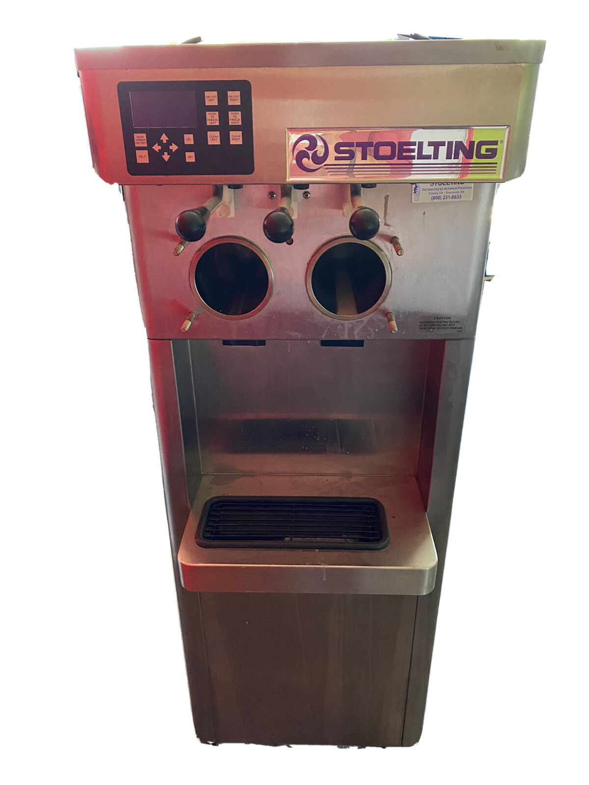 Stoelting F231 Soft Serve Frozen Yogurt Ice Cream Machine F231-3812-YGPS