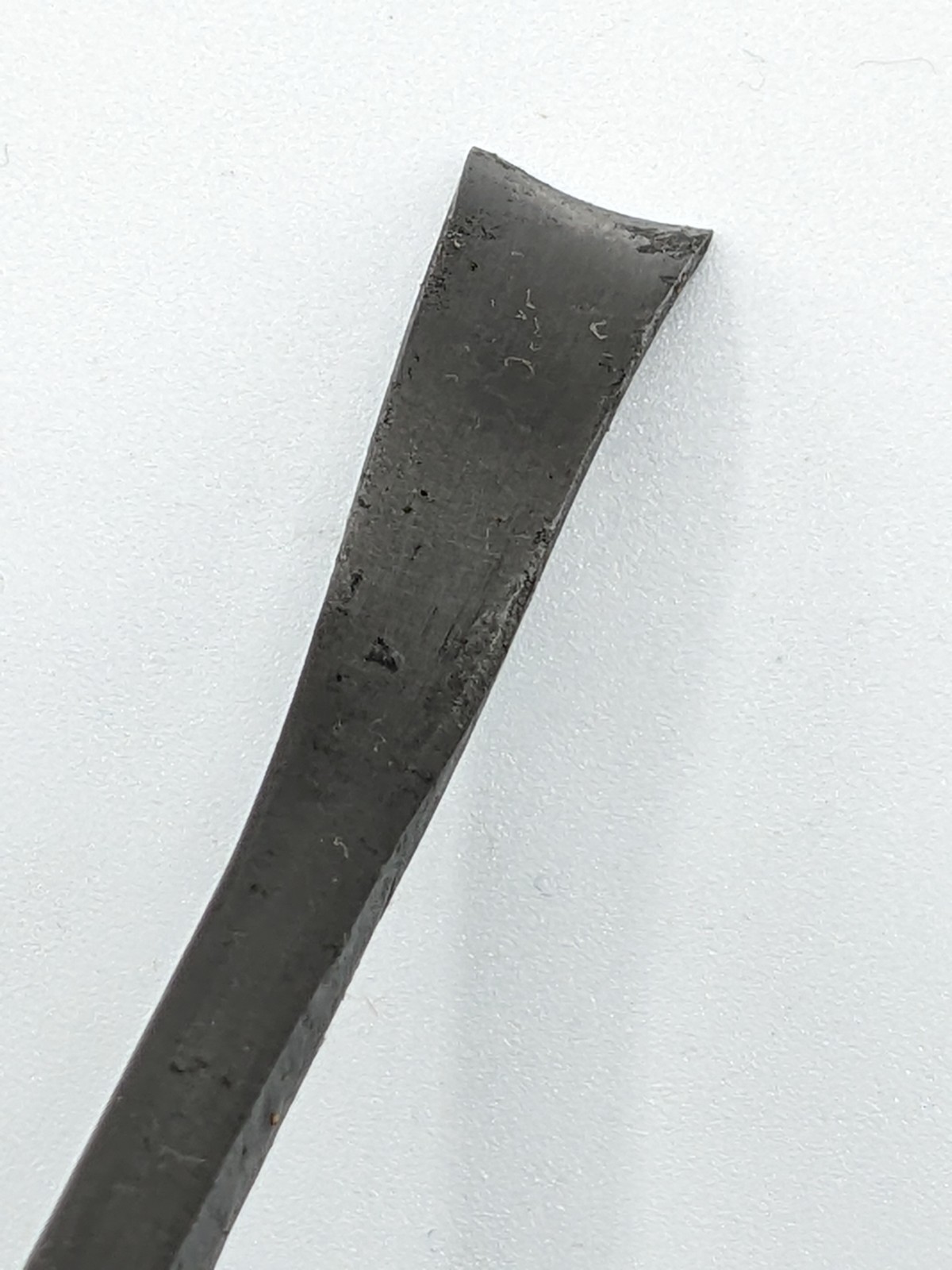 Vintage Back‑Bent In‑Cannel Chisel – Hand‑Forged Sheffield Specialty Tool