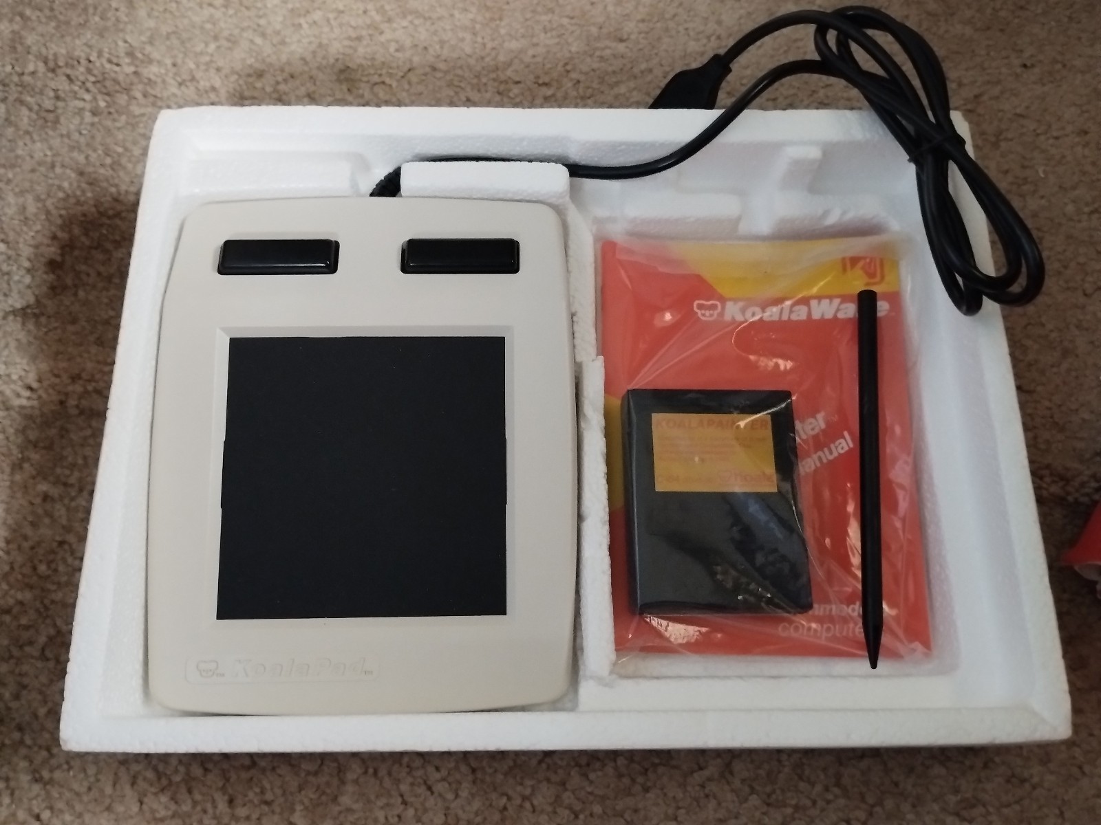Koalaware KoalaPad + Koala Painter; seemingly unused; works!