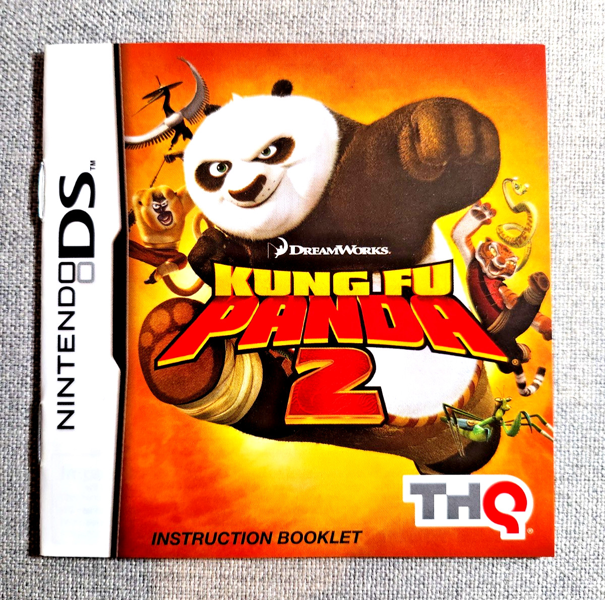 Kung Fu Panda 2 Instruction Manual Only - Nintendo DS