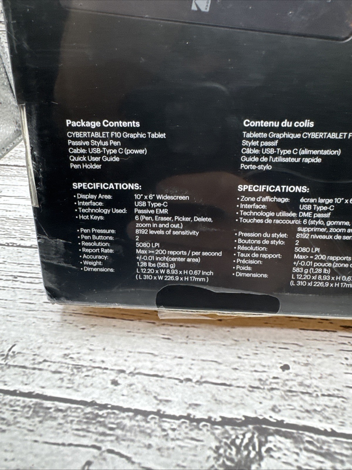 New Kodak CyberTablet HD Graphic Tablet F10