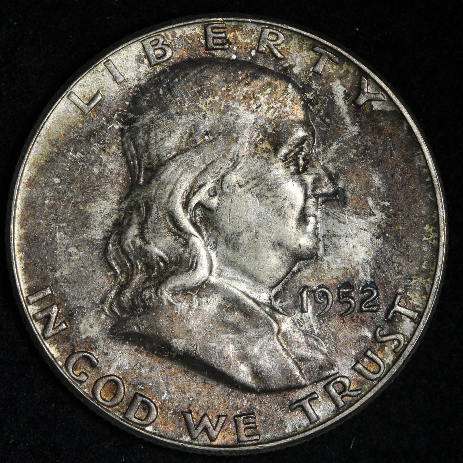 1952 Franklin Silver Half Dollar CHOICE BU *UNCIRCULATED* MS TONE! E309 KCB