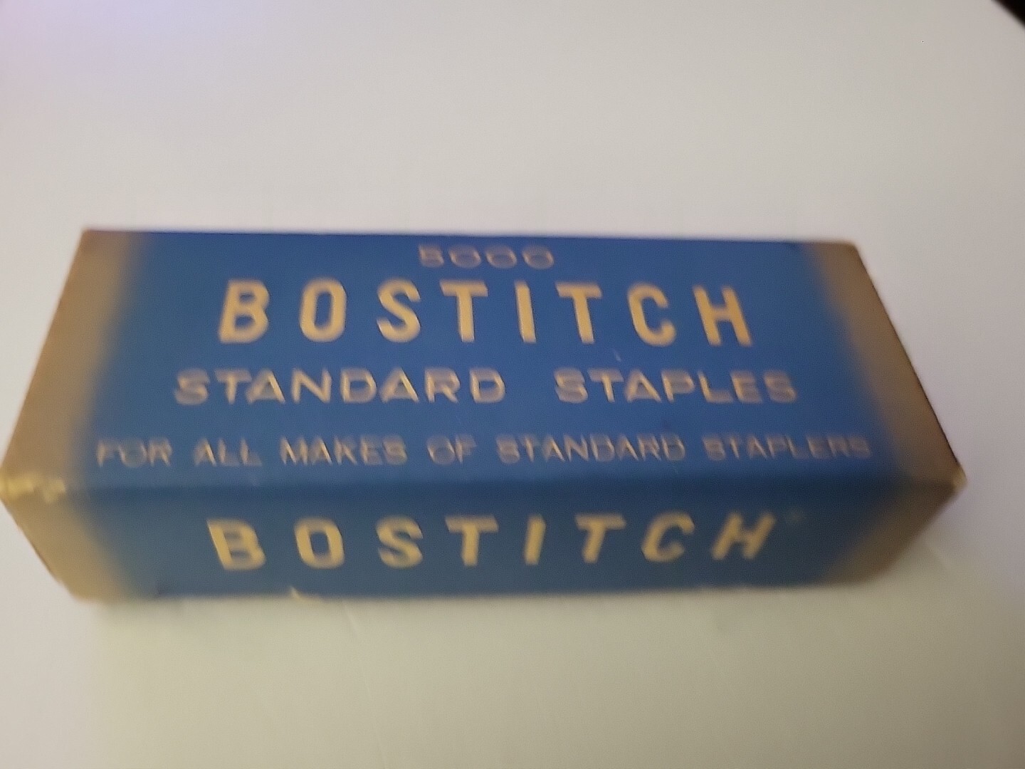 Vintage Bostitch Standard Staples Open Box