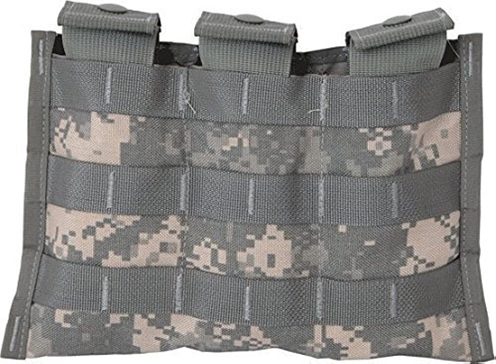US Military Molle Triple Mag Pouch, ACU Digital, 8465-01-525-0598 Lot of 2