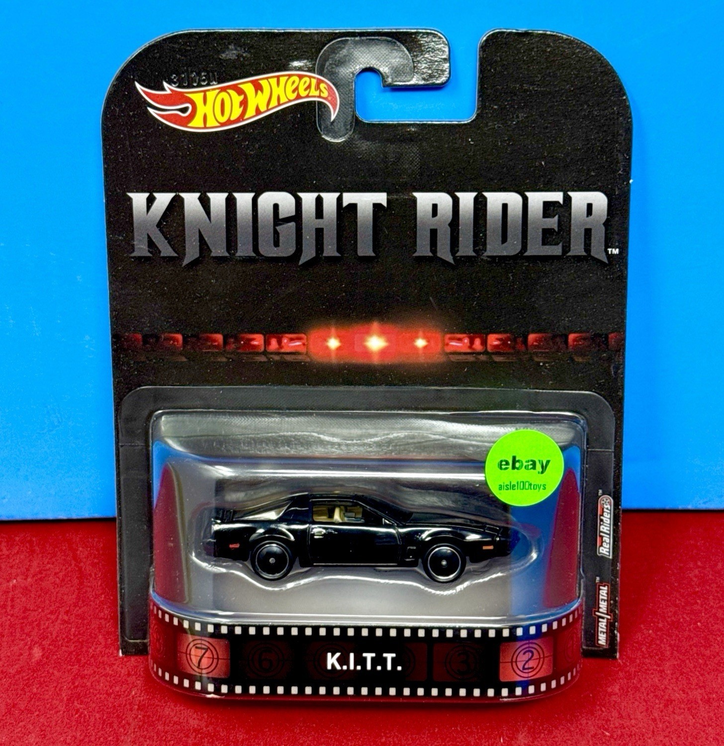 Hot Wheels Knight Rider K.I.T.T. Retro Entertainment T.V. Show Car New 2016