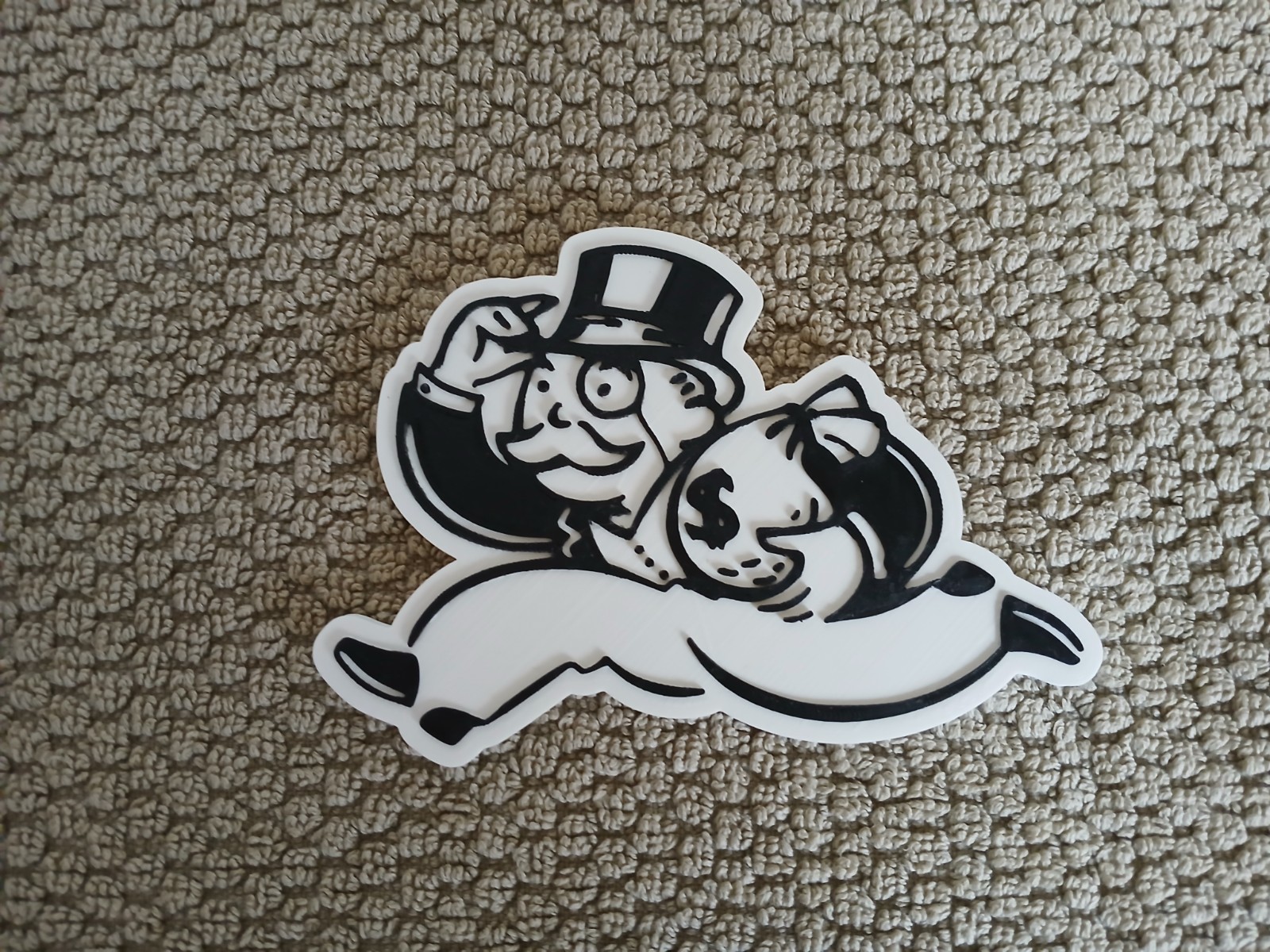 Monopoly Man With Monocle Refrigerator Magnet Mandela Effect Parker Bros Games
