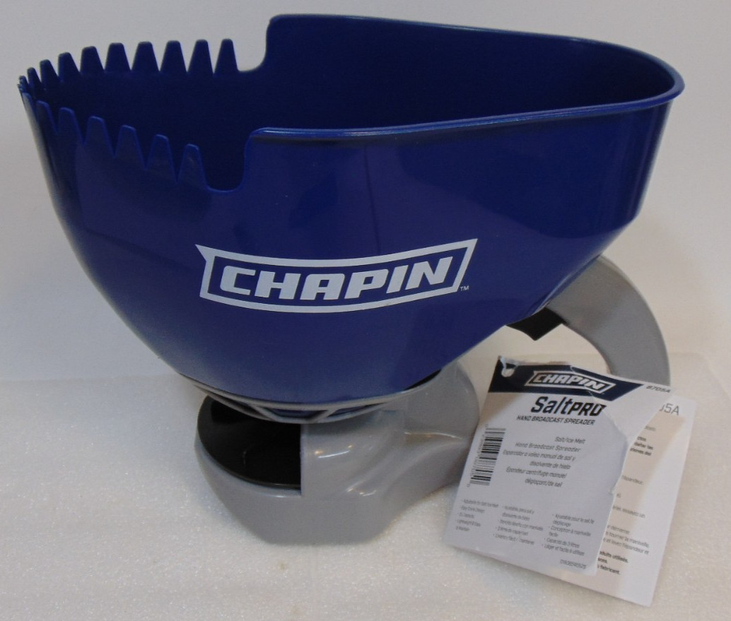 Chapin Salt Hand Crank Spreader 8705A 1.6-Liter 0.3-Gallon Ice Melt Broadcast