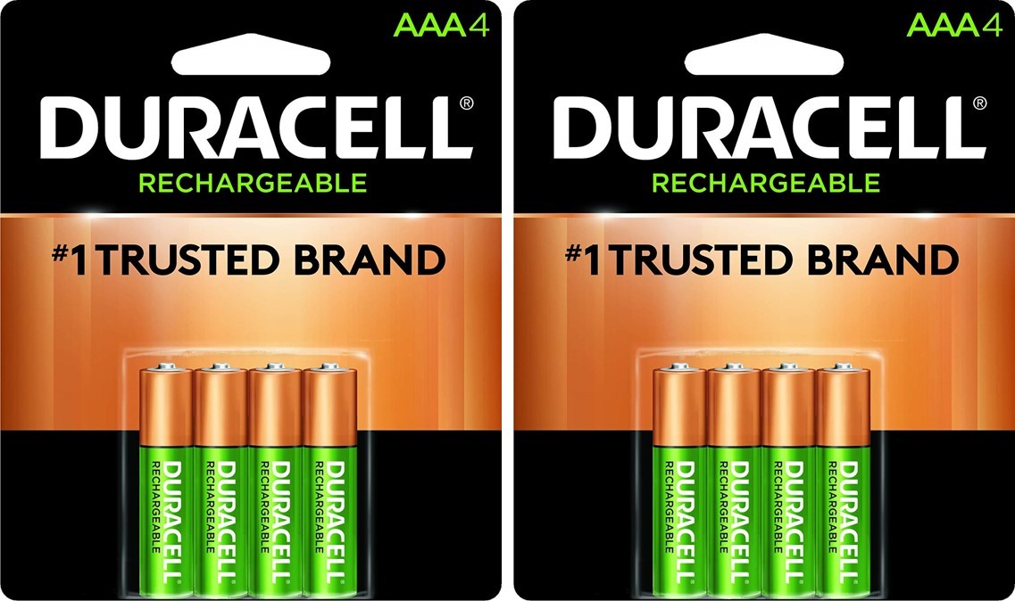 Duracell Rechargeable AAA 8 Batteries