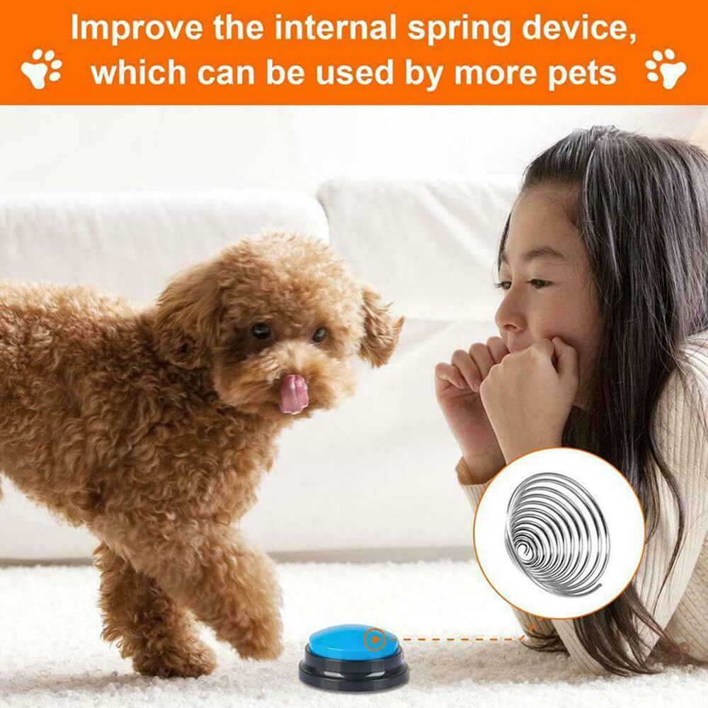 Dog Buttons Pet Training Communication Toys Recordable Talking Speaking Starter
